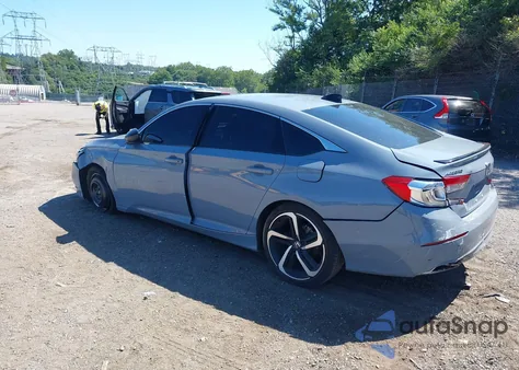 2022 Honda Accord Sport 2.0T из США, поврежденный, VIN 1HGCV2F38NA023590